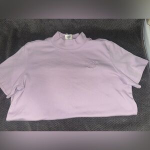 Blair Lavender Mock Neck Top